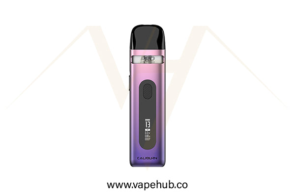 UWELL Caliburn X pod kit Lilac Purple available at Vape Hub Pakistan.