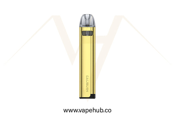 UWELL Caliburn A2S pod kit gold available at Vape Hub Pakistan.