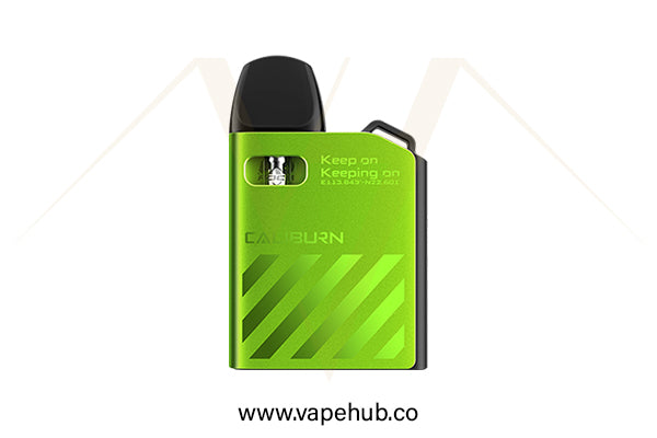 UWELL Caliburn AK2 pod kit gloomy green available at Vape Hub Pakistan.