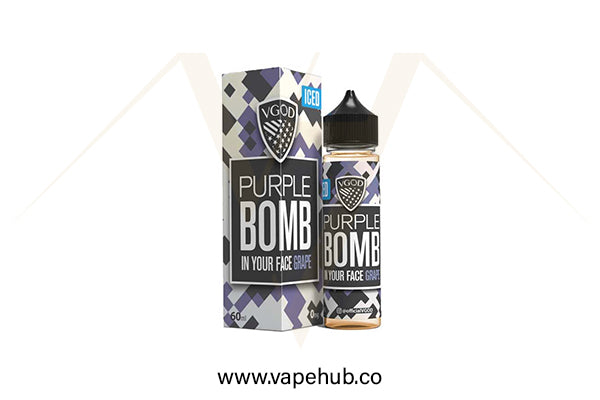 VGOD Purple Bomb Iced 60ml available at Vape Hub Pakistan.