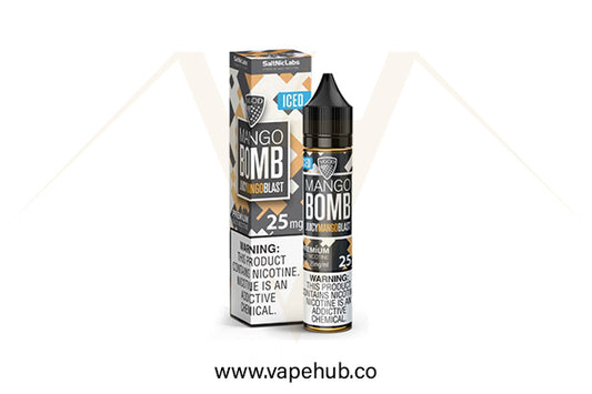 VGOD Mango Bomb Iced 30ml nicotine salt available at Vape Hub Pakistan.