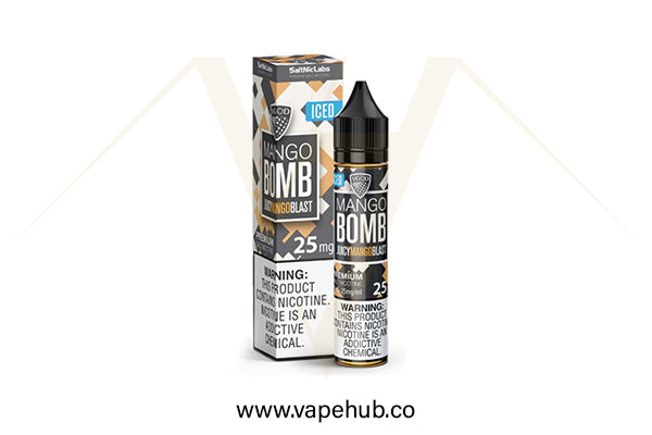 VGOD Mango Bomb Iced 30ml nicotine salt available at Vape Hub Pakistan.