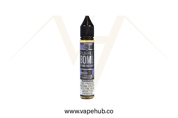 VGOD Purple Bomb 30ml nicotine salt available at Vape Hub Pakistan.