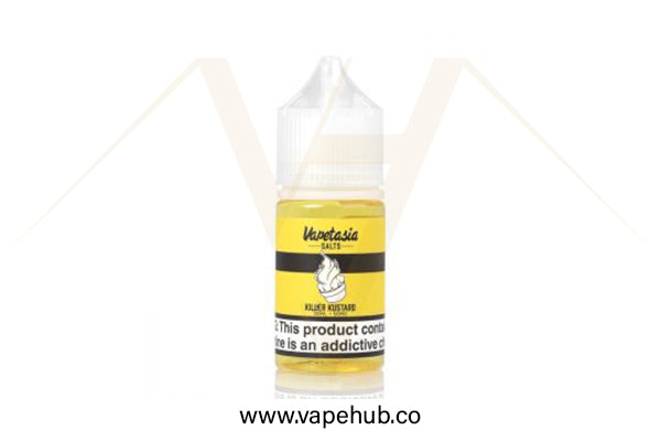 Vapetasia Killer Kustard 30ml nicotine salt available at Vape Hub Pakistan.