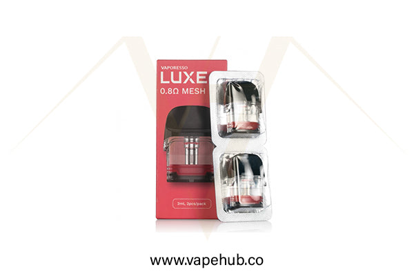 Vaporesso Luxe Q Replacement Pods 0.8 ohm available at Vape Hub Pakistan.