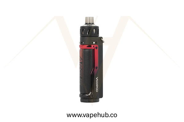 VOOPOO Argus Pro 80w Pod Mod Kit litchi leather red available at Vape Hub Pakistan.