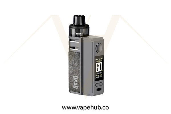 VOOPOO Drag E60 Pod Mod Kit grey available at Vape Hub Pakistan.