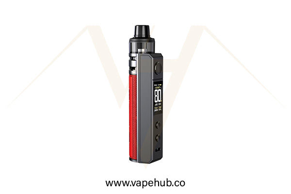 VOOPOO Drag H80 S Pod Mod Kit red black available at Vape Hub Pakistan.