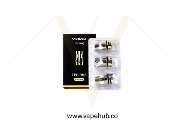 VOOPOO 0.15ohm TPP-DM3 Coils - rated for 80-100W available at Vape Hub Pakistan.