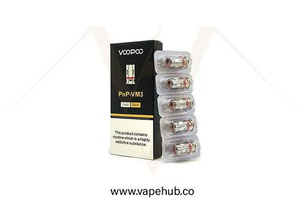 VOOPOO PNP replacement coil VM3 0.45 ohm 25 - 35W available at Vape Hub Pakistan.