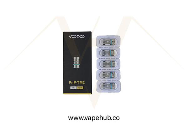 VOOPOO PNP replacement coil TM2 0.8 ohm 12 - 18W available at Vape Hub Pakistan.