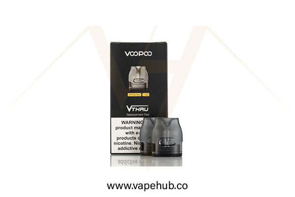 VOOPOO VTHRU Pro Replacement Pods 1.2 ohm available at Vape Hub Pakistan.