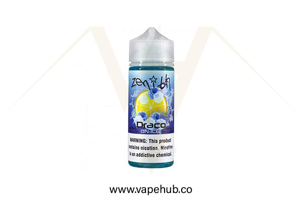 Zenith Draco Ice 60ML available at Vape Hub Pakistan.