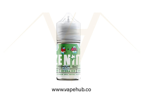 Zenith Hydra Ice 30ML nicotine salt available at Vape Hub Pakistan.