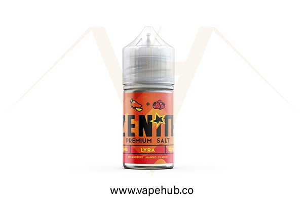 Zenith Lyra 30ML nicotine salt available at Vape Hub Pakistan.