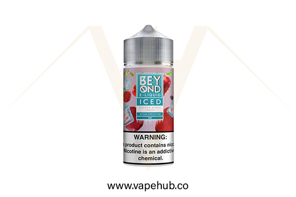 BEYOND by IVG Cherry Apple Crush Iced 100ML freebase available at Vape Hub Pakistan.