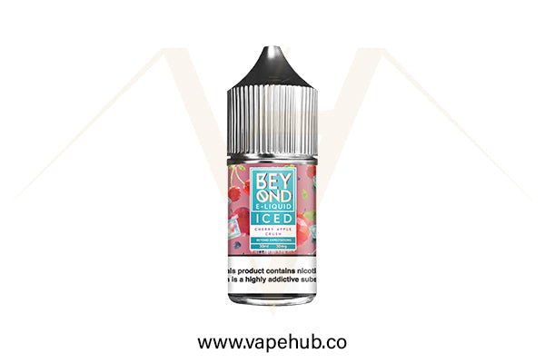 BEYOND by IVG Cherry Apple Crush Iced 10ML nicotine salt available at Vape Hub Pakistan.