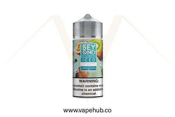 BEYOND by IVG Kiwi Passion Kick Iced 100ML freebase available at Vape Hub Pakistan.