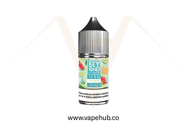 BEYOND by IVG Sour Melon Surge Iced 30ML nicotine salt available at Vape Hub Pakistan.