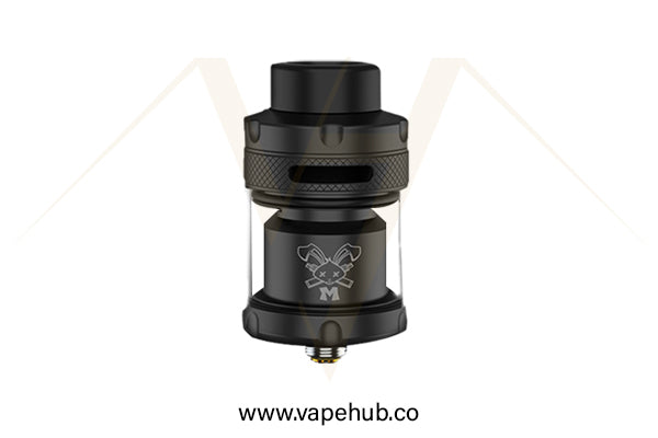 Hell Vape Dead Rabbit M RTA black available at Vape Hub Pakistan.