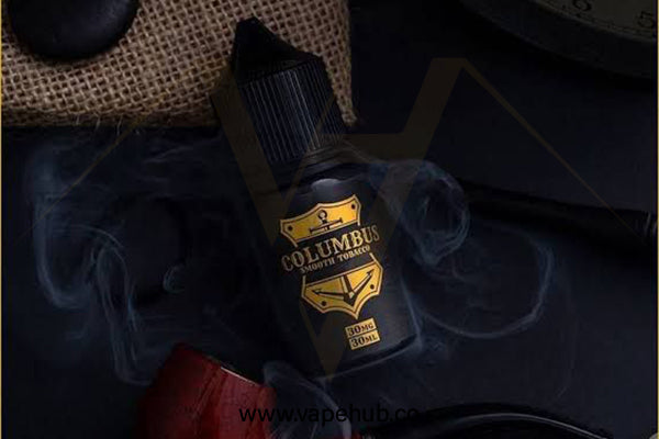 Columbus Smooth Tobacco 30ml available at Vape Hub Pakistan.