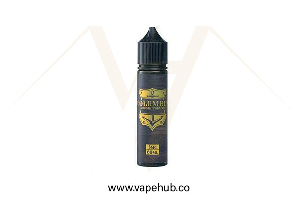 Columbus Smooth Tobacco 60ml available at Vape Hub Pakistan.