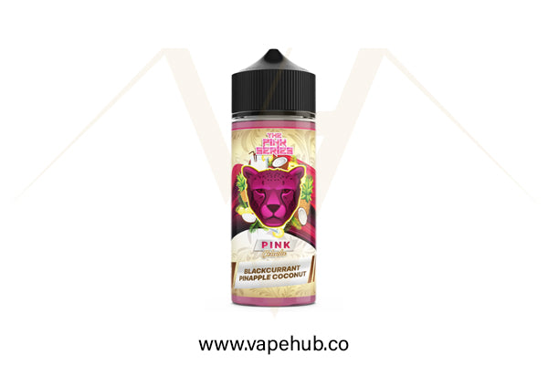 Dr. Vapes Panther Series Pink Colada ( Blackcurrant Pineapple Coconut ) 60ml available at Vape Hub Pakistan.