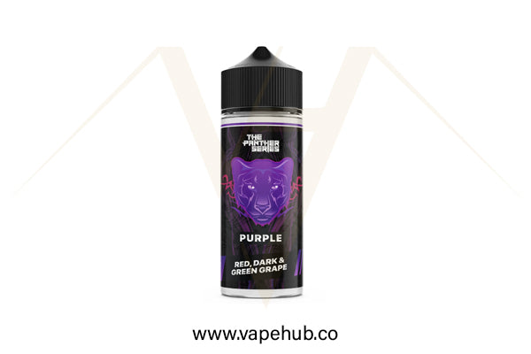 Dr. Vapes Panther Series Purple Panther ( Red, Dark & Green Grape ) 120ml available at Vape Hub Pakistan.