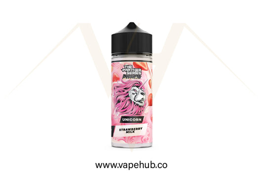 Dr. Vapes Panther Series Desserts Unicorn ( Strawberry Milk ) 60ml available at Vape Hub Pakistan.