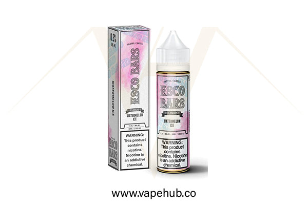 Esco Bar E-juice Watermelon Ice 60ML available at Vape Hub Pakistan.