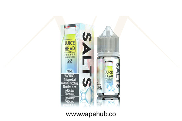 Juice Head Blueberry Lemon Extra Freeze 30ml nicotine salt available at Vape Hub Pakistan.