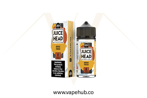 Juice Head Orange Mango Extra Freeze 100ml available at Vape Hub Pakistan.