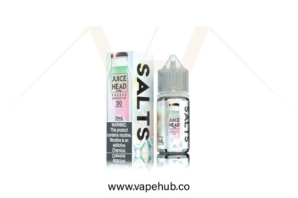 Juice Head Watermelon Lime Extra Freeze 30ml nicotine salt at Vape Hub Pakistan.