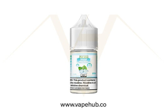 Pod Juice Jewel Menthol 30ML nicotine salt available at Vape Hub Pakistan.