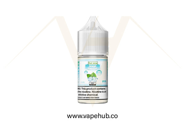 Pod Juice Jewel Menthol 30ML nicotine salt available at Vape Hub Pakistan.