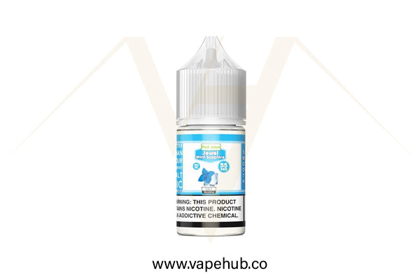 Pod Juice Jewel Mint Sapphire 30ML nicotine salt available at Vape Hub Pakistan.