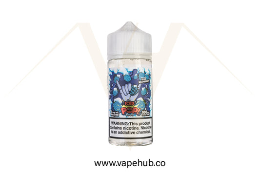 POP Vapors Blue Raspberry Ice 100ml available at Vape Hub Pakistan.