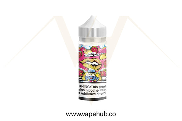 POP Vapors Mango Dragon Fruit Iced 100ml available at Vape Hub Pakistan.