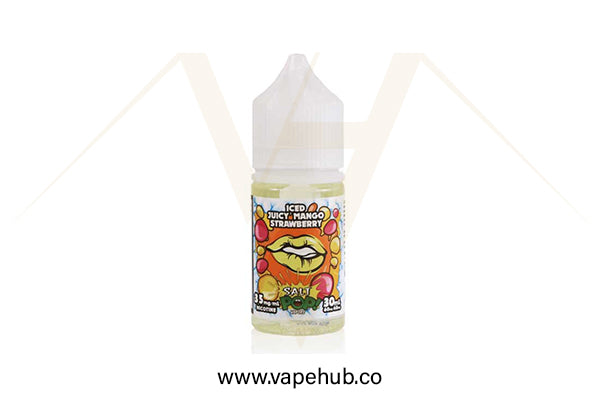 POP Vapors Mango Strawberry Iced 30ml nicotine salt available at Vape Hub Pakistan.