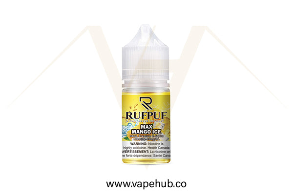 Rufpuf Max Mango Ice nicotine salt 30ML available at Vape Hub Pakistan.