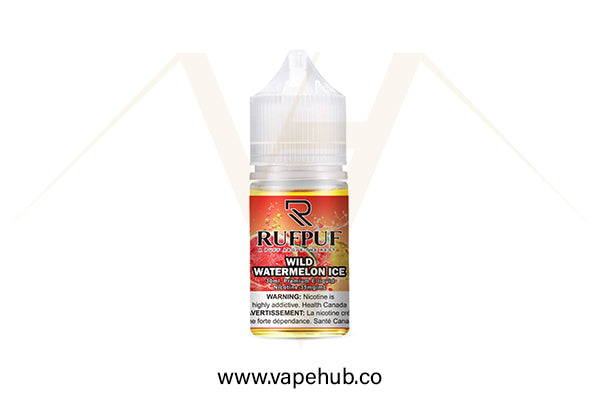 Rufpuf Wild Watermelon Ice nicotine salt 30ML available at Vape Hub Pakistan.