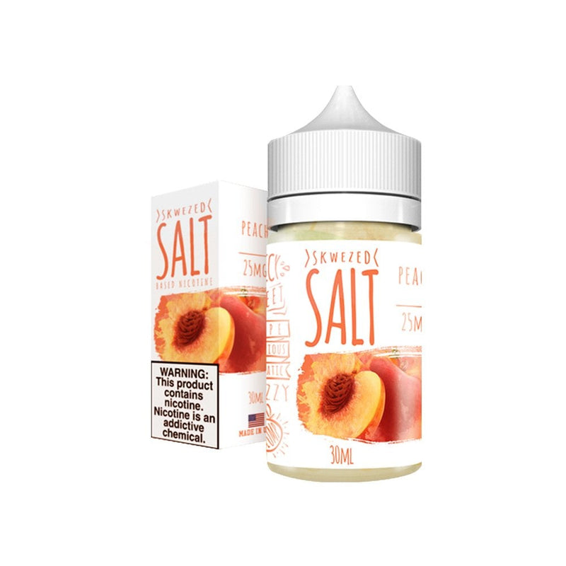 SKWEZED Peach 30ML nicotine salt available at Vape Hub Pakistan.