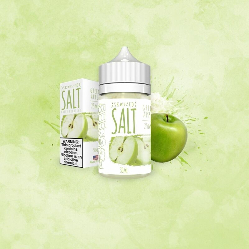 SKWEZED Green Apple 30ML nicotine salt available at Vape Hub Pakistan.