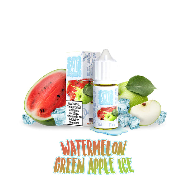 SKWEZED Watermelon Green Apple Ice 30ML nicotine salt available at Vape Hub Pakistan.