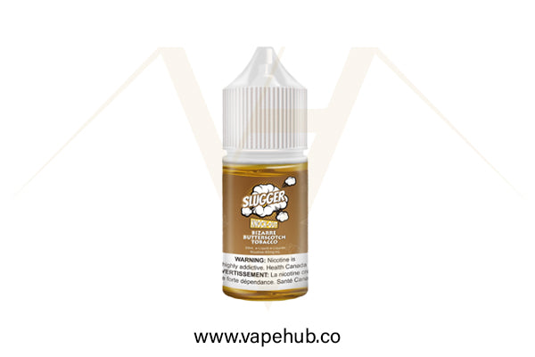 SLUGGER Bizarre Butterscotch Tobacco Nicotine Salt 30ML available at Vape Hub Pakistan.