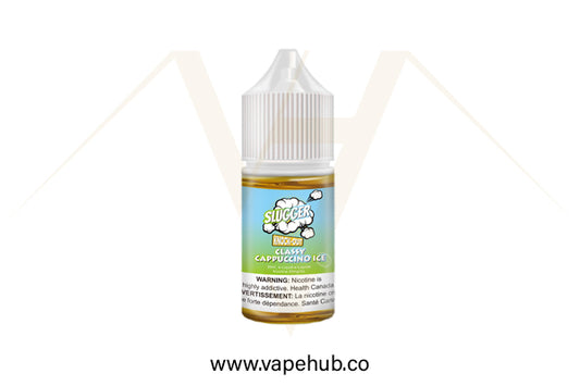 SLUGGER Classy Cappuccino Nicotine Salt 30ML available at Vape Hub Pakistan.