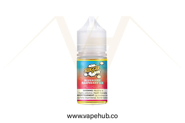 SLUGGER Blueberry Raspberry Ice 30ml nicotine salt available at Vape Hub Pakistan.