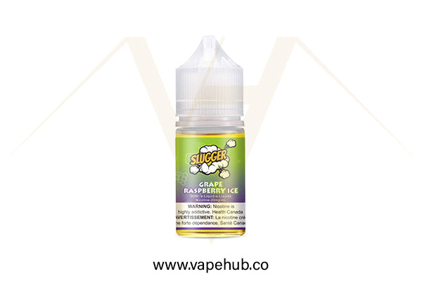 SLUGGER Grape Raspberry Ice 30ml nicotine salt available at Vape Hub Pakistan.