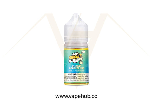 SLUGGER Mixed Berries Ice Nicotine Salt 30ML available at Vape Hub Pakistan.