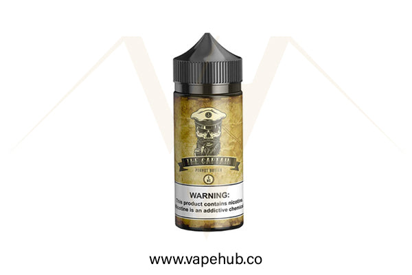 The Captain Peanut Butter 100ml available at Vape Hub Pakistan.